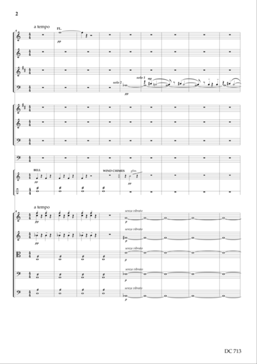 26B: Impressions of Agecroft [score only] Percussion Ensemble scores gallery preview page 2