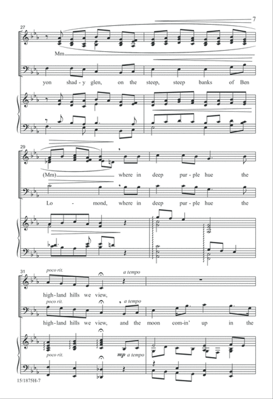 Loch Lomond 4-Part scores gallery preview page 8