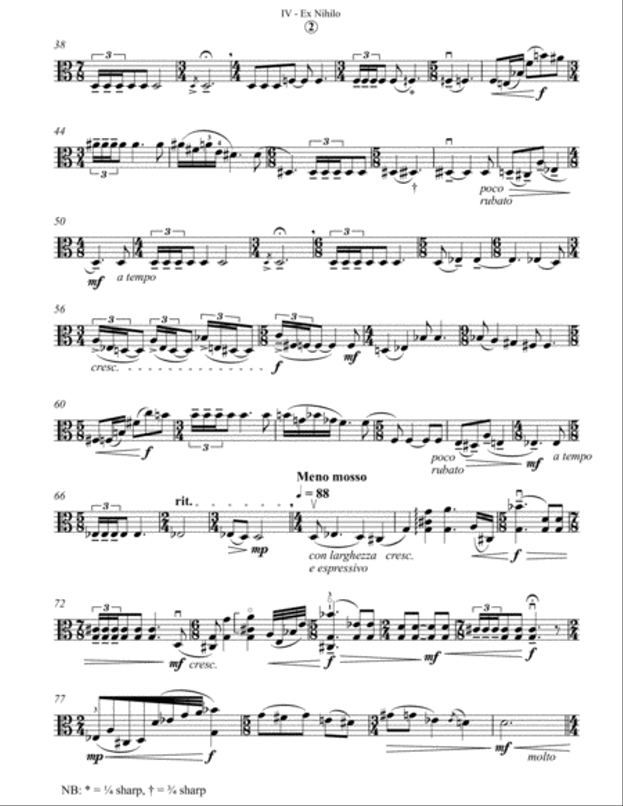 Ex Nihilo Viola Solo scores gallery preview page 2