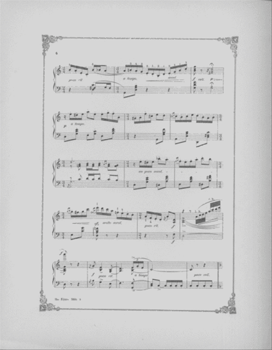 Under the Elms. (Souvenir de Saratoga) Piano Solo scores gallery preview page 3