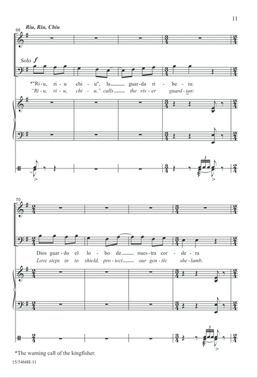 Tres Villancicos Españoles 4-Part scores gallery preview page 11