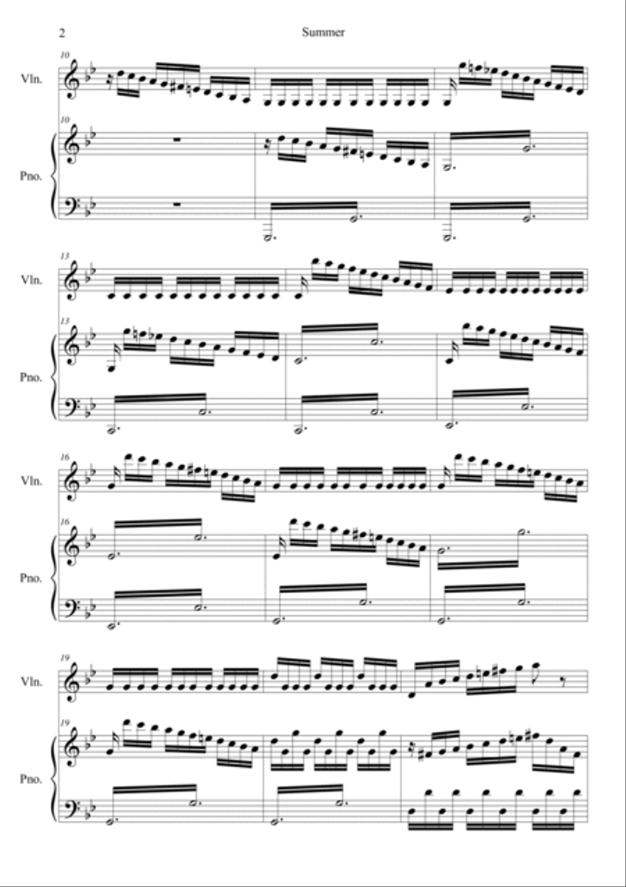 The Four Seasons: Summer 3rd Movement 