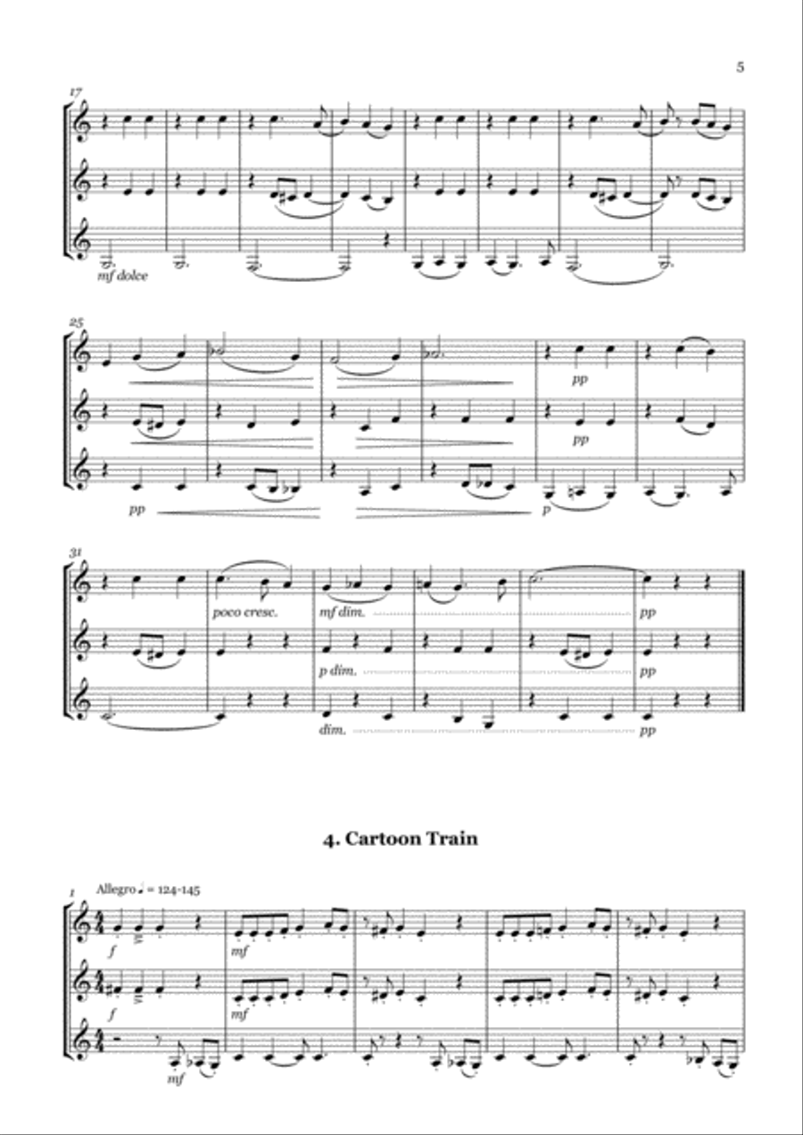 Five Allsorts for Three Horns Small Ensemble scores gallery preview page 5