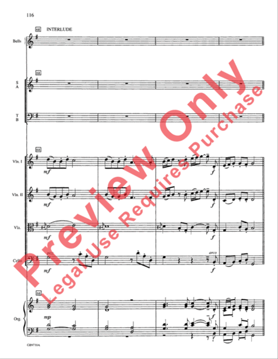 A Festival of Lessons and Carols Choir scores gallery preview page 117