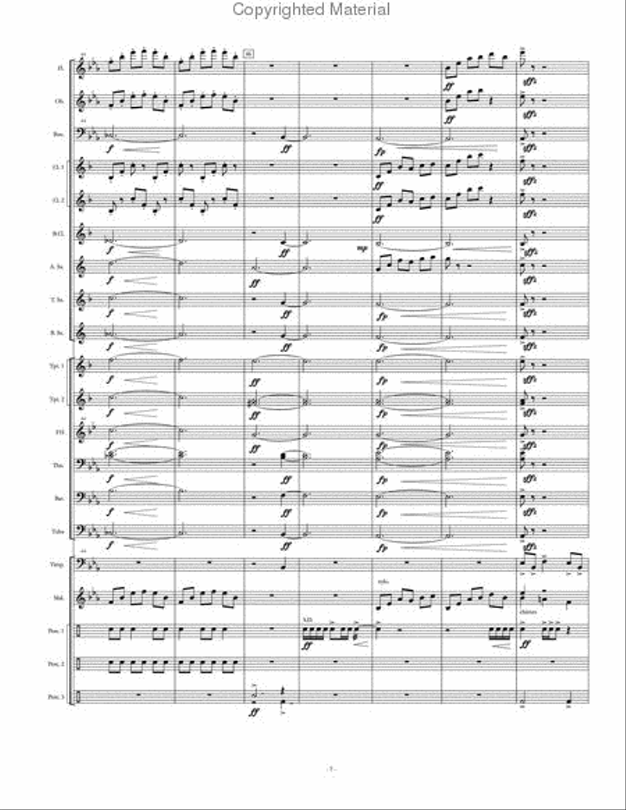 Monuments Concert Band scores gallery preview page 8
