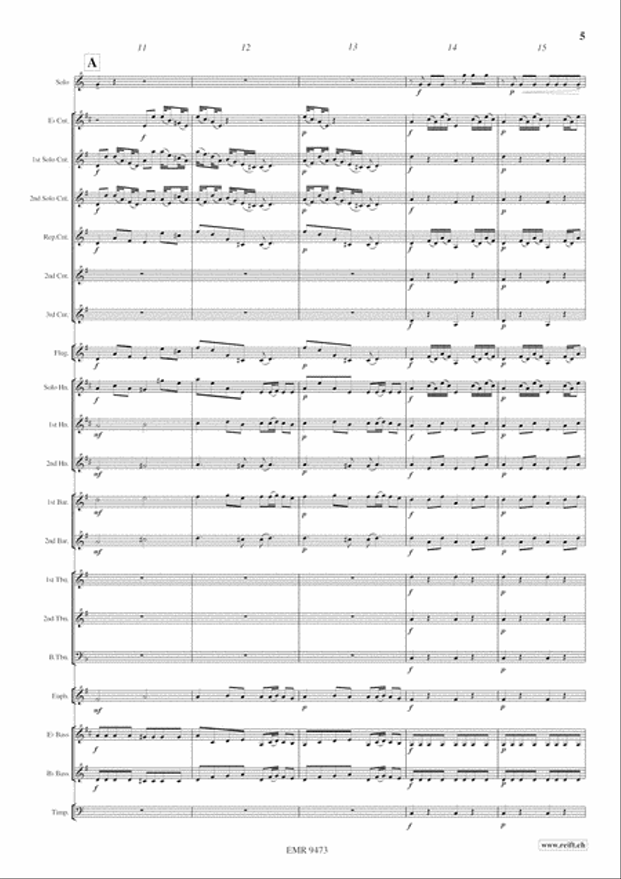 Sinfonia Pastorella Brass Band scores gallery preview page 6