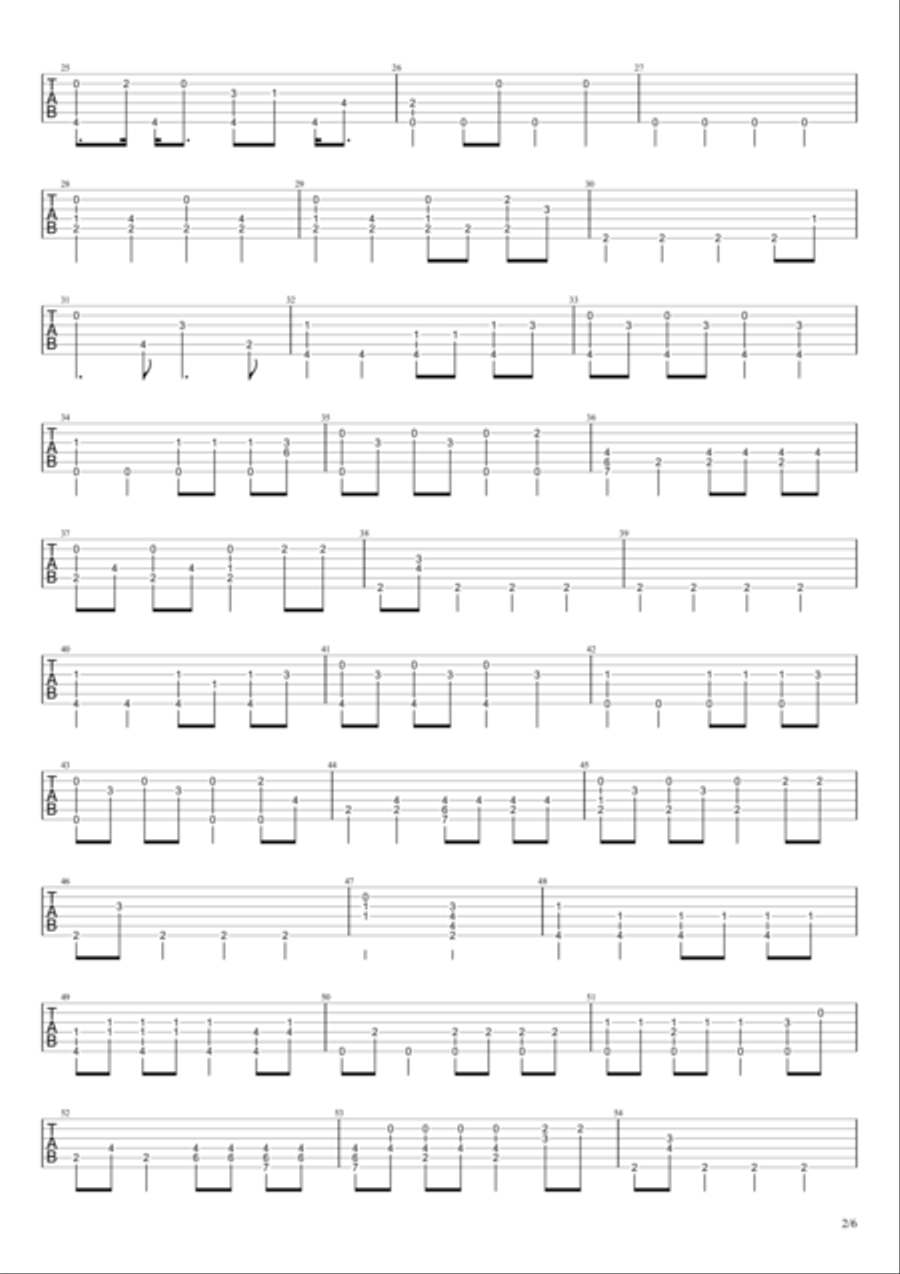 Despacito Guitar Solo scores gallery preview page 2