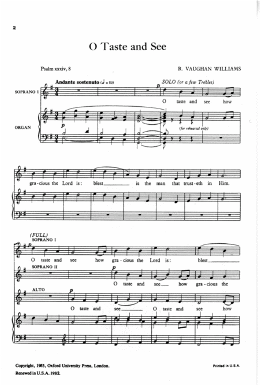 O taste and see SSA scores gallery preview page 3