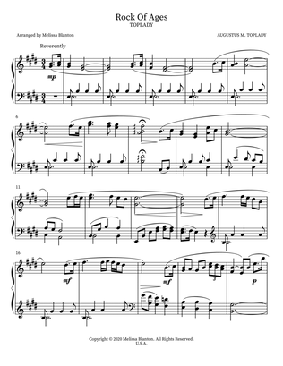 Rock of Ages ~ Hymn Arrangement for Solo Piano