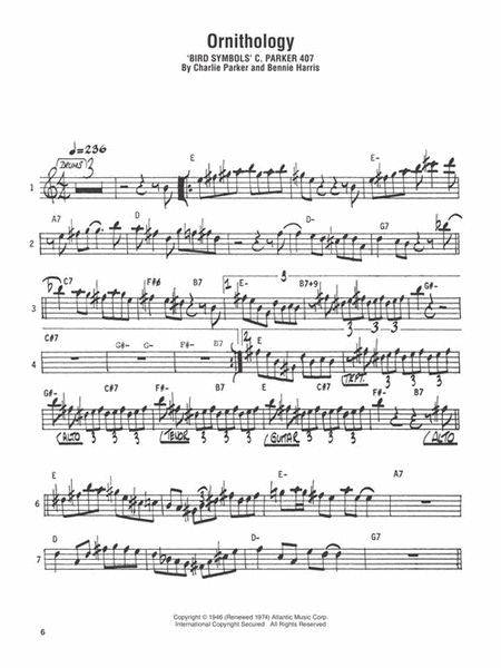 Charlie Parker Omnibook – Volume 1 – Transcribed Exactly from His Recorded Solos image number null
