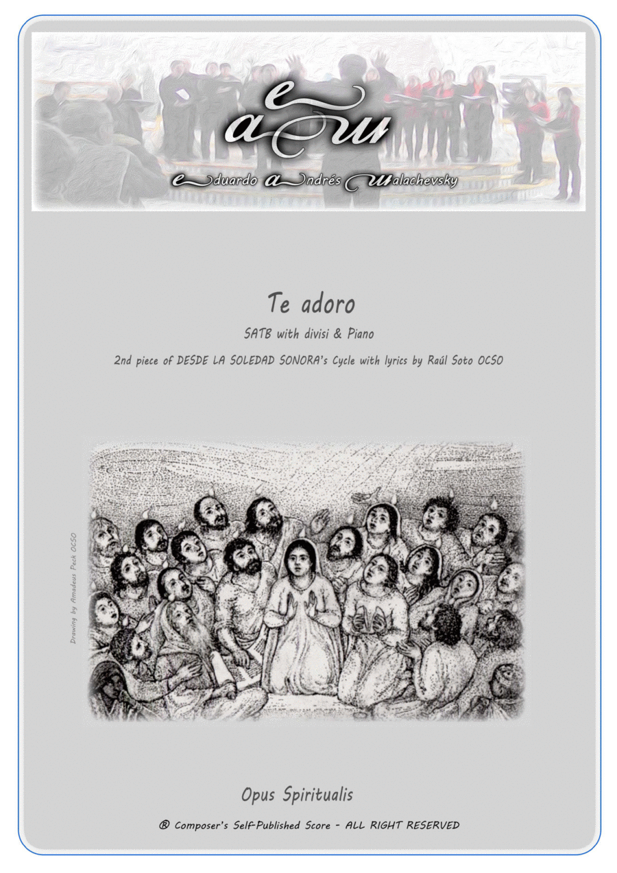 TE ADORO 4-Part scores gallery preview page 1