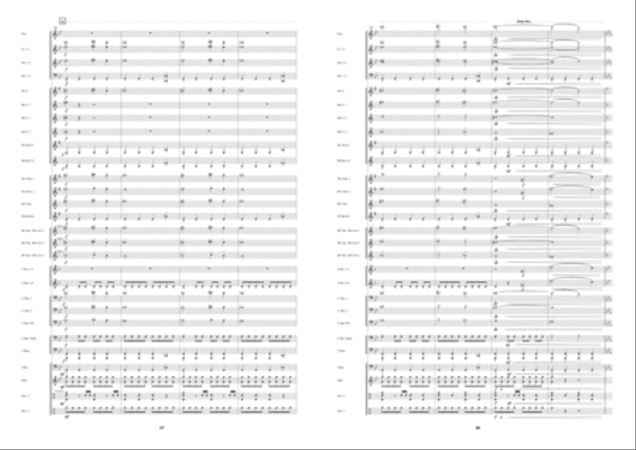 Rapunzel Concert Band scores gallery preview page 17
