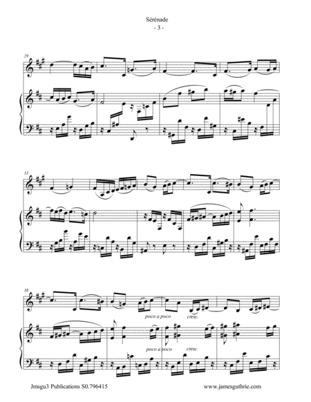 Fauré: Sérénade Op. 98 for French Horn & Piano image number null