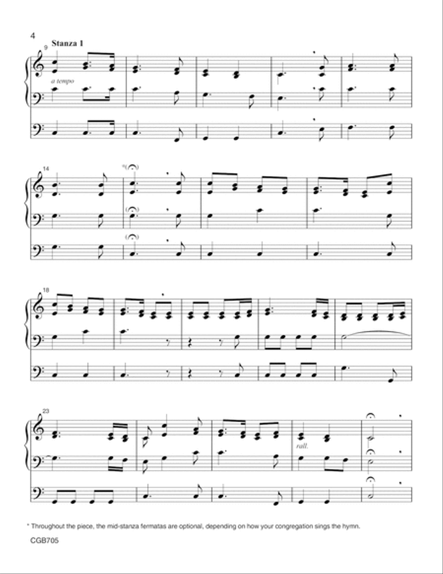Joy to the World (Organ Score) Handbell Choir scores gallery preview page 4