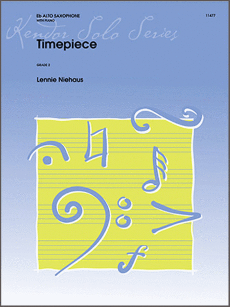 Timepiece Alto Saxophone - Sheet Music