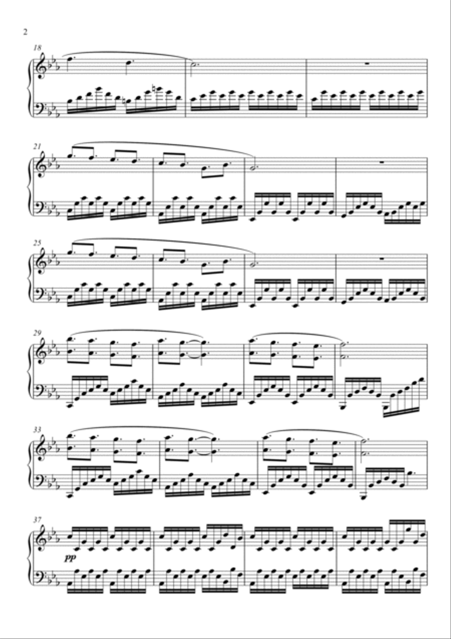 Positive Affirmation Positive Affirmation Piano Solo scores gallery preview page 2