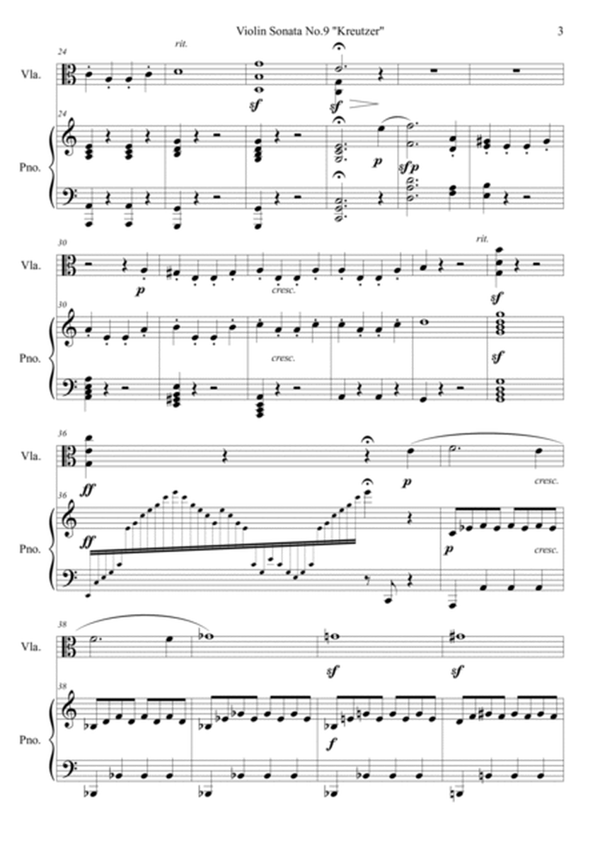 Violin sonata no.9 op.47 'Kreutzer' image number null
