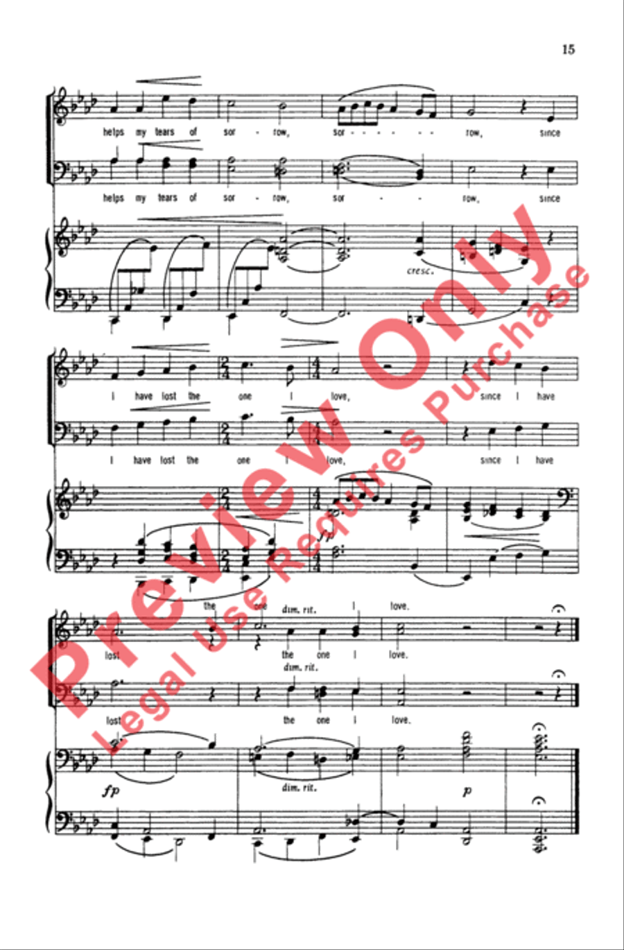 Five German Folk Songs Five German Folk Songs Men's Choir scores gallery preview page 15