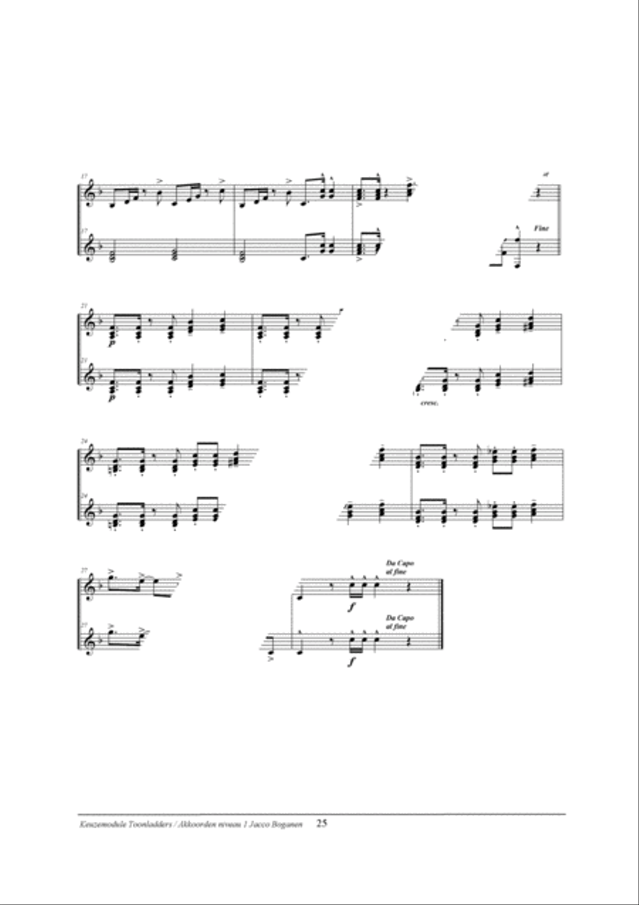 Percussion Modular: Toonladders / Akkoorden 1 Percussion scores gallery preview page 27