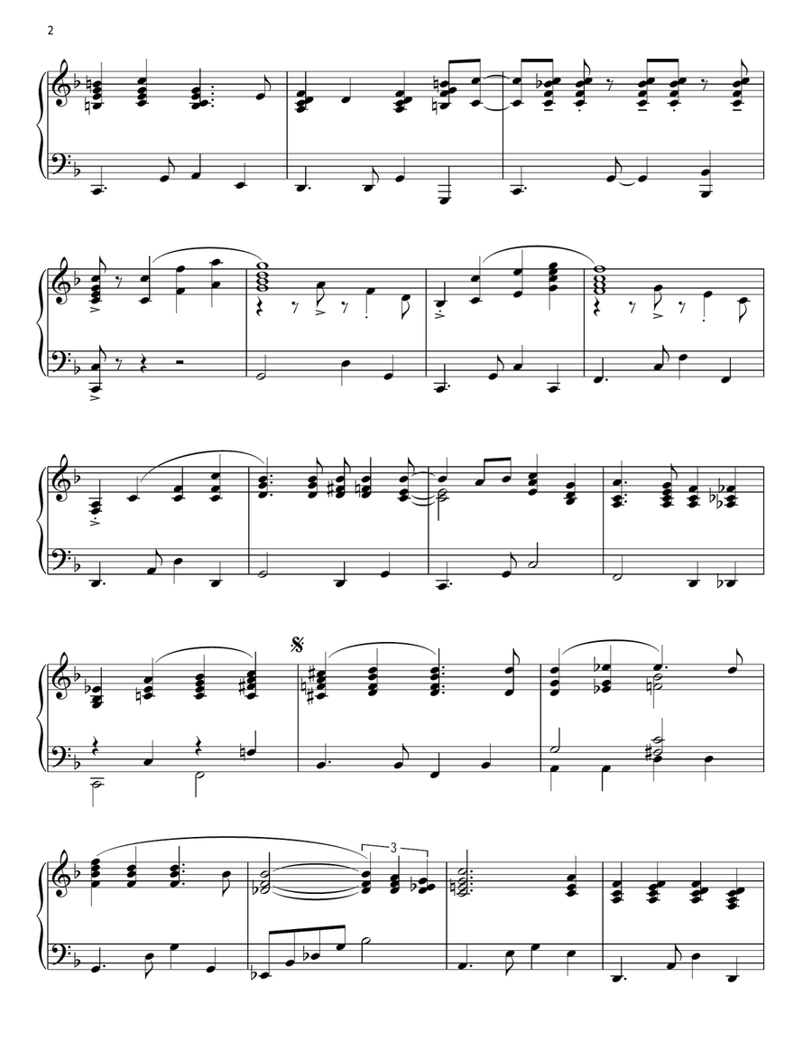 A Certain Smile Piano Solo scores gallery preview page 2