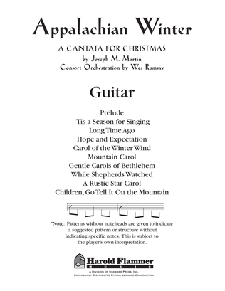 Appalachian Winter (A Cantata For Christmas) - Guitar