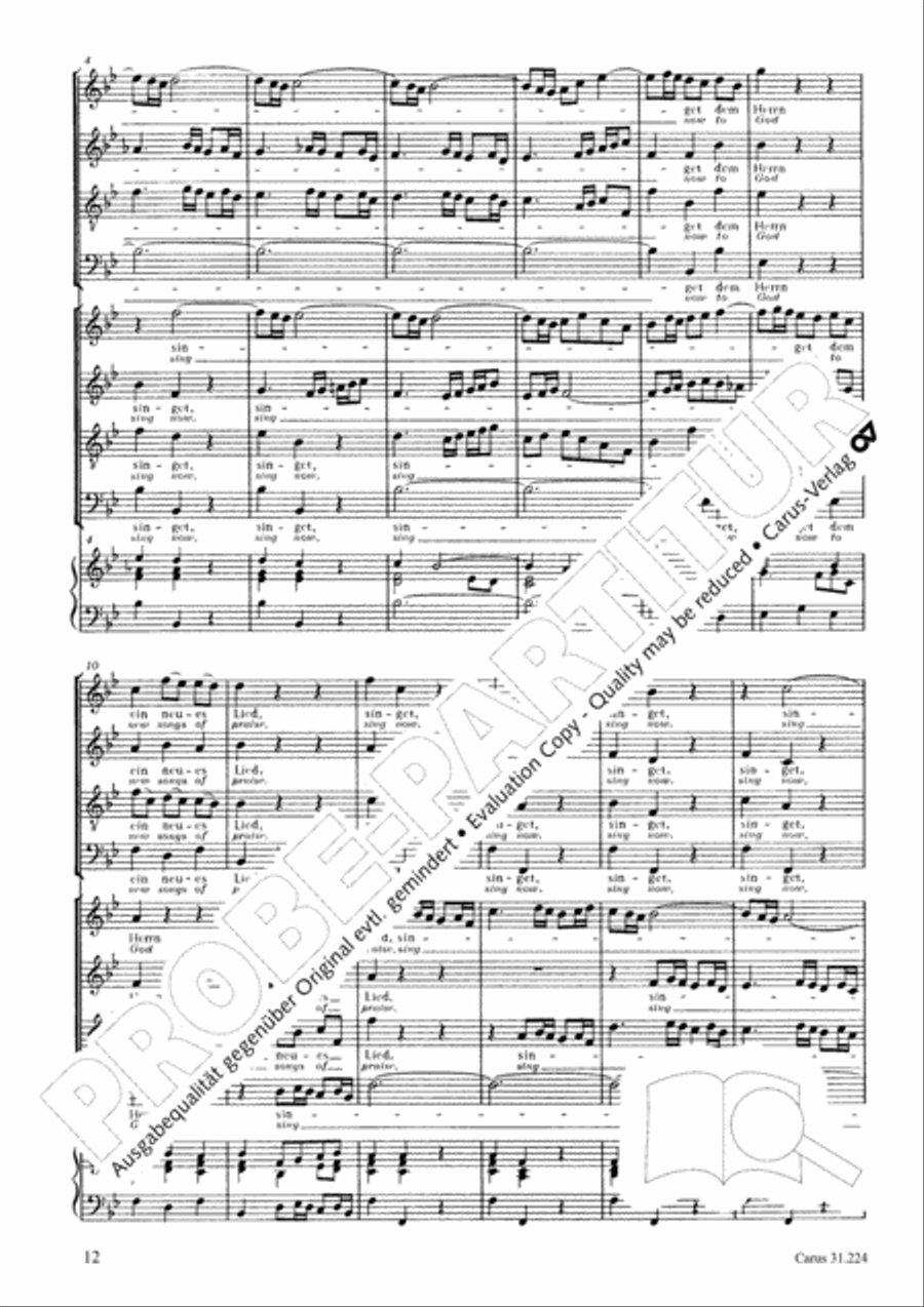 The Complete Motets (Samtliche Motetten) Choir scores gallery preview page 13