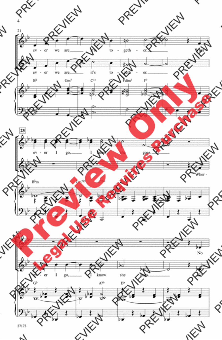 Together Wherever We Go Together Wherever We Go Women's Choir scores gallery preview page 4