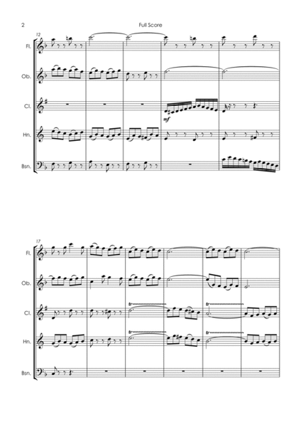 Brandenburg Concerto No.5, 3rd movement - wind quintet image number null