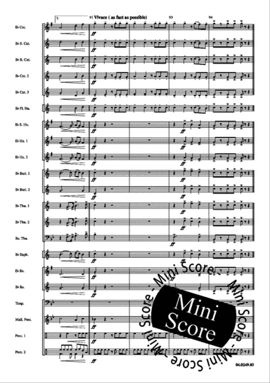 Four Meets Seven Four Meets Seven Brass Band scores gallery preview page 23