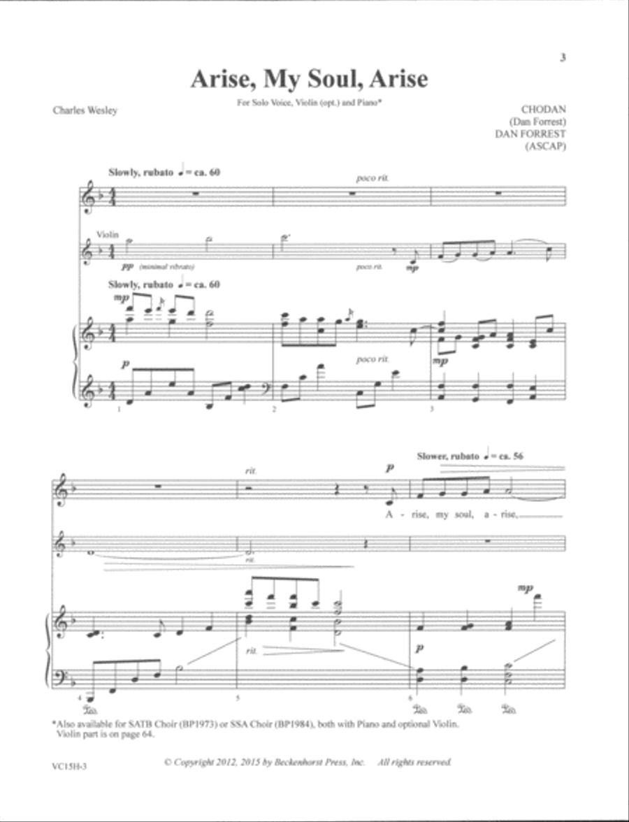 Sacred Solos of Dan Forrest - high voice High Voice scores gallery preview page 2