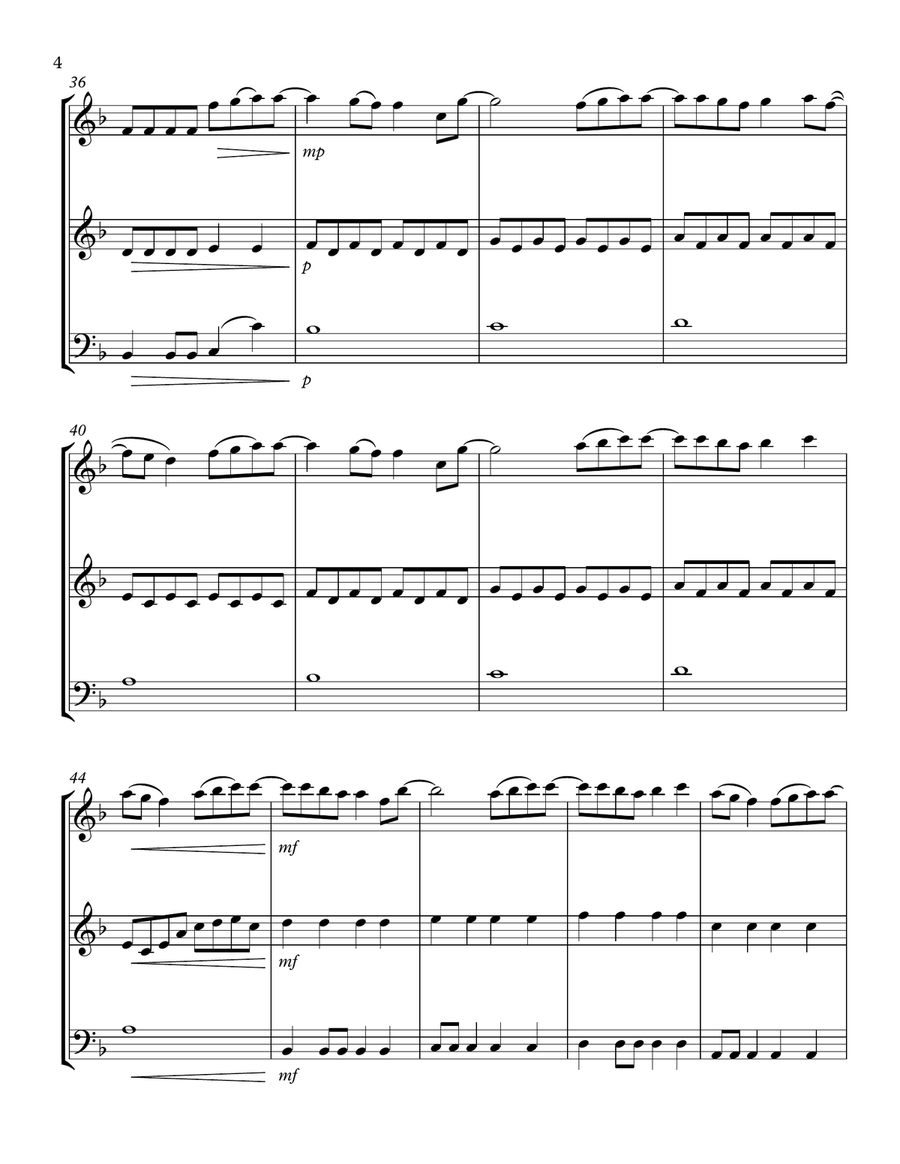 Handclap String Trio scores gallery preview page 4