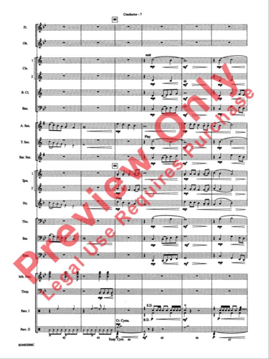 When Summer Takes Flight-cb Concert Band scores gallery preview page 10