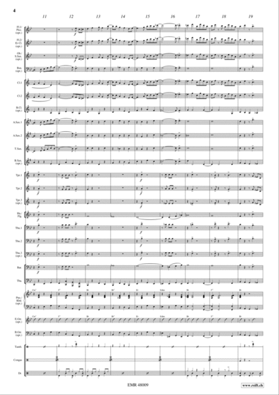 Swing Wedding Swing Wedding Concert Band scores gallery preview page 4