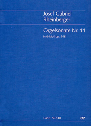 Book cover for Organ Sonata No. 11 in D minor
