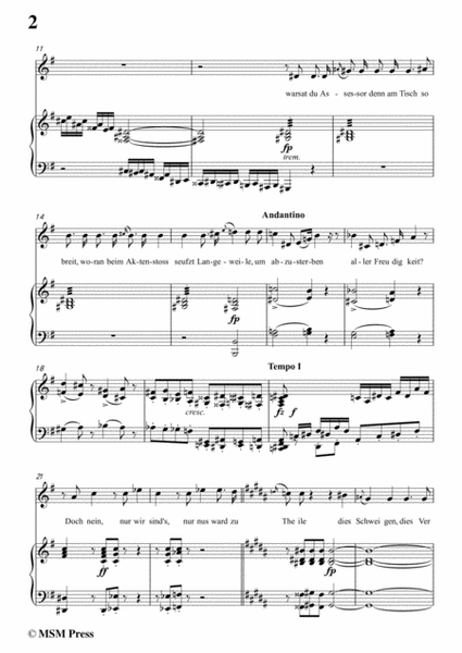 Schubert-Epistel(Herrn Joseph Spaun),in e minor,for Voice&Piano image number null