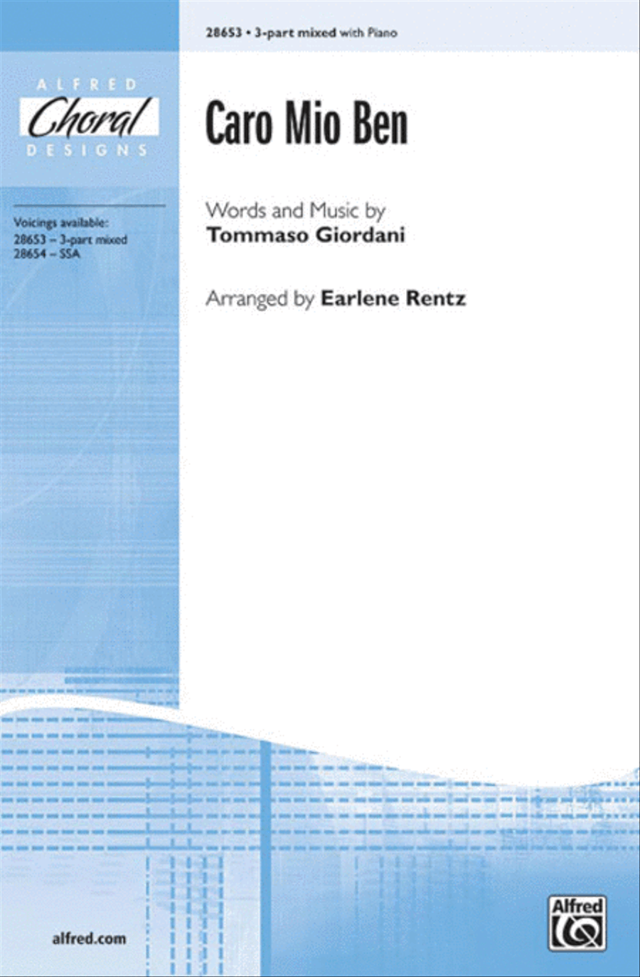 Caro Mio Ben 3-Part scores gallery preview page 1