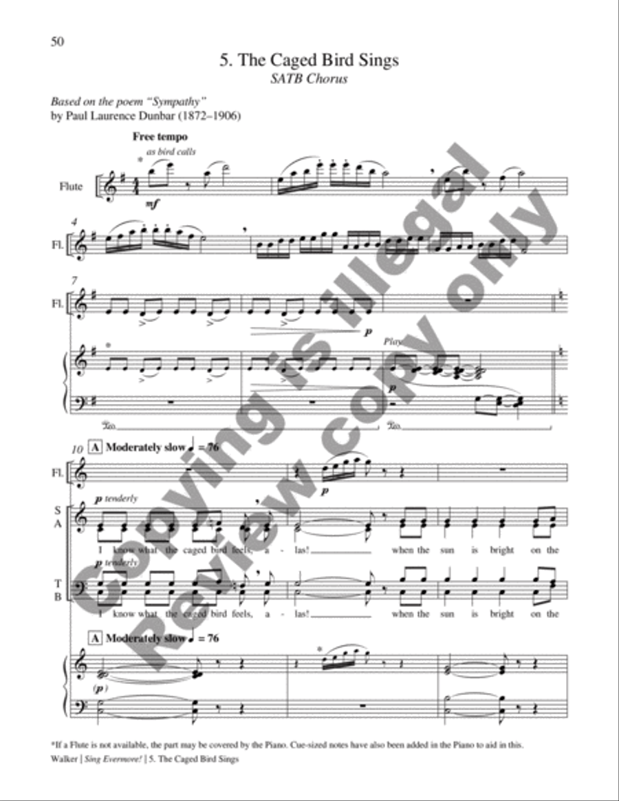 Sing Evermore! (Choral Score) Divisi scores gallery preview page 20