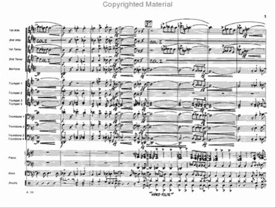 Storm Warning Storm Warning Jazz Ensemble scores gallery preview page 6