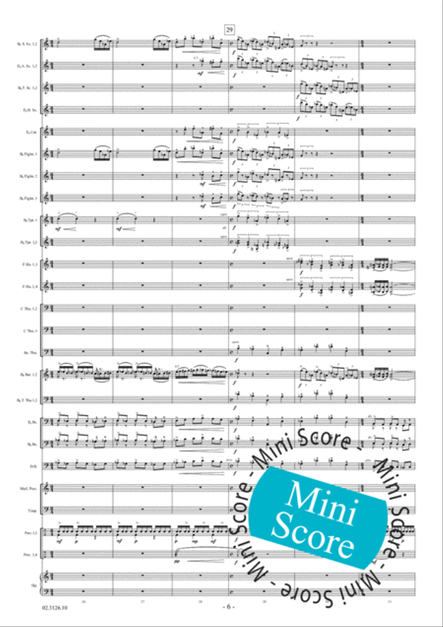 Migyur Fanfare Band scores gallery preview page 12