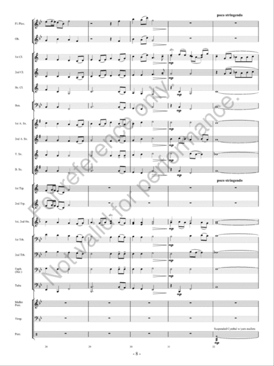 But For The Love Of Ireland Concert Band scores gallery preview page 9