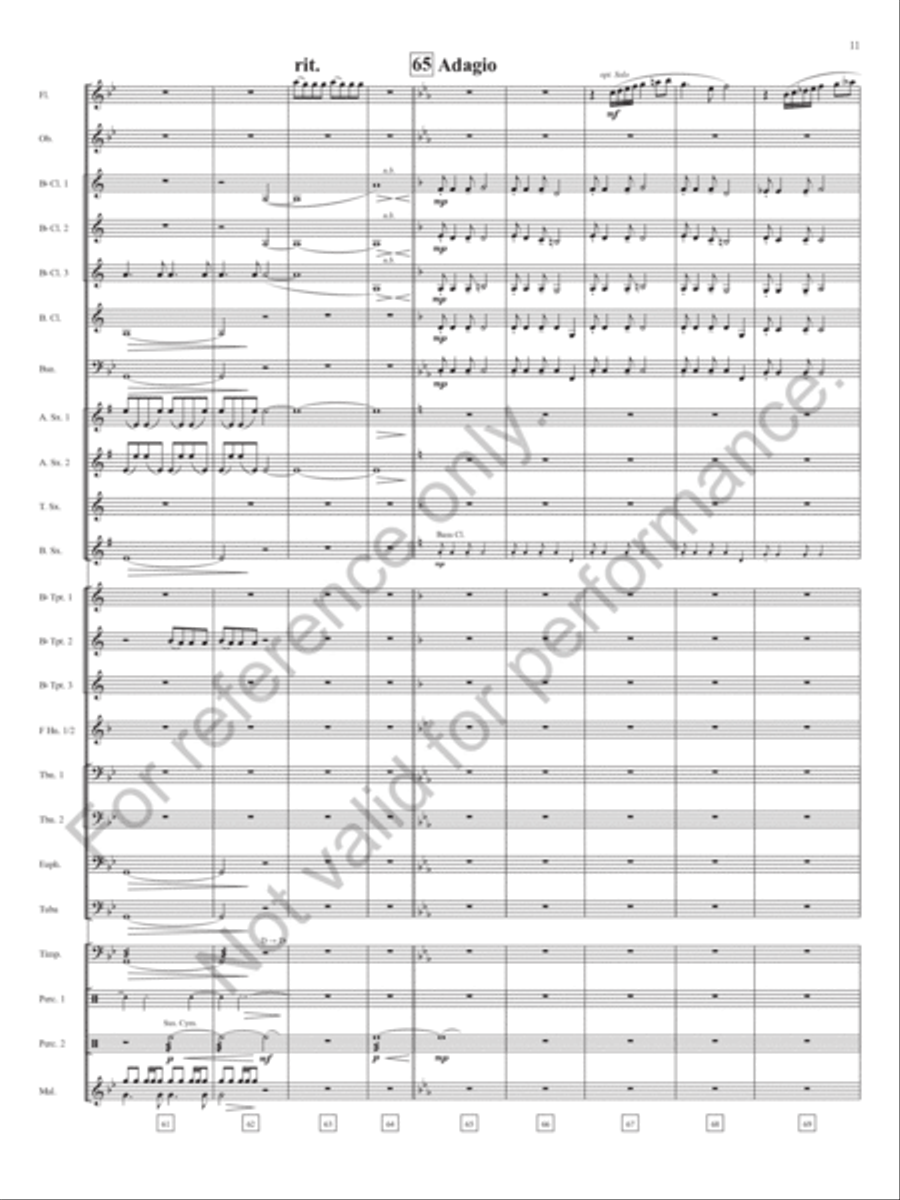 Praeludium Praeludium Concert Band scores gallery preview page 12