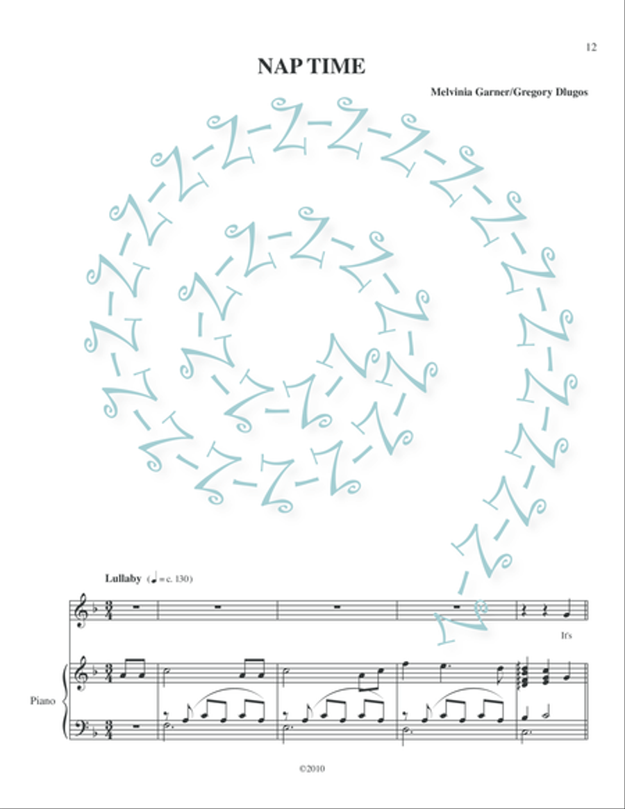 Nap Time Nap Time Voice scores gallery preview page 1