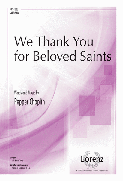 We Thank You for Beloved Saints image number null