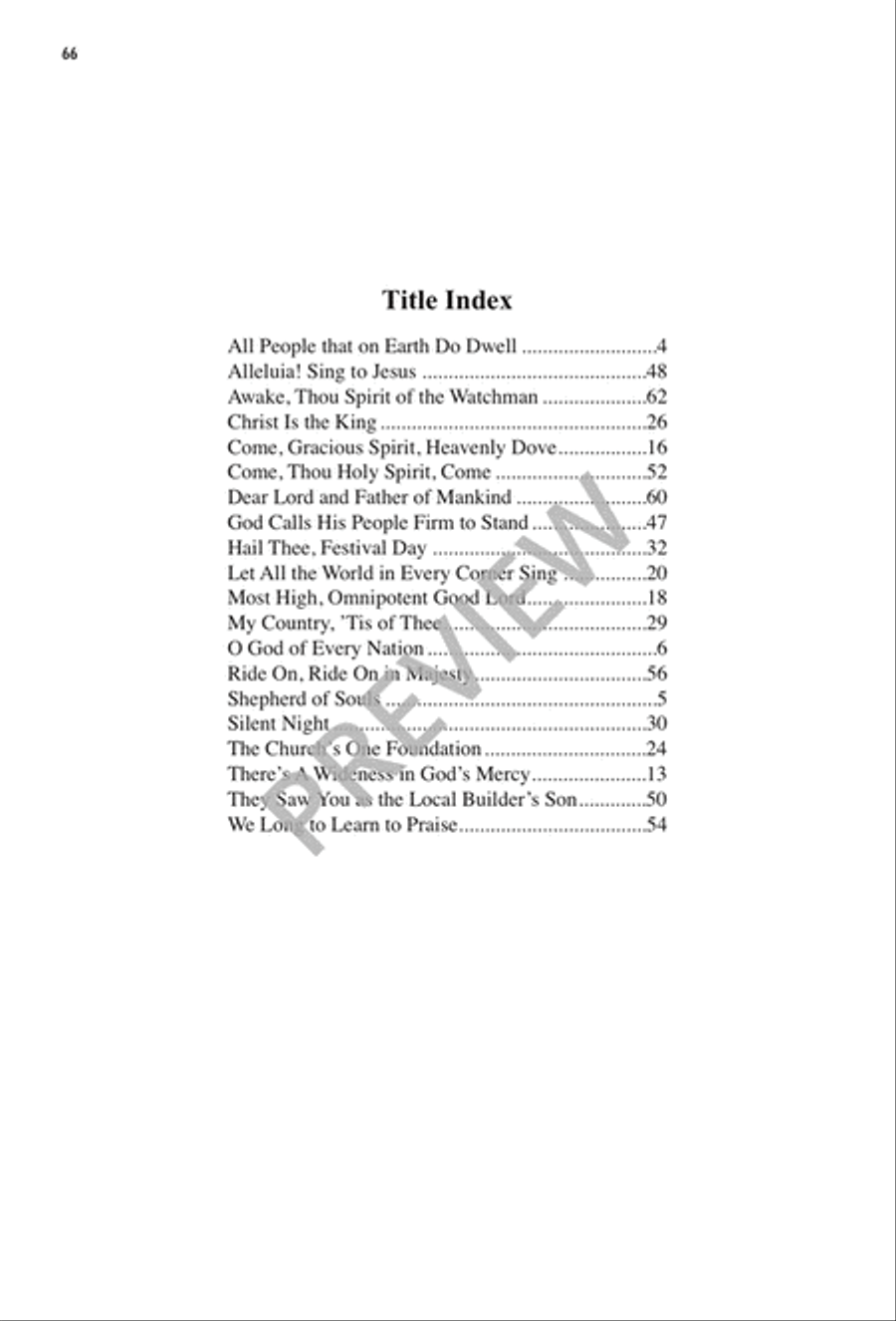 The Calvin Hampton Hymnary 4-Part scores gallery preview page 70