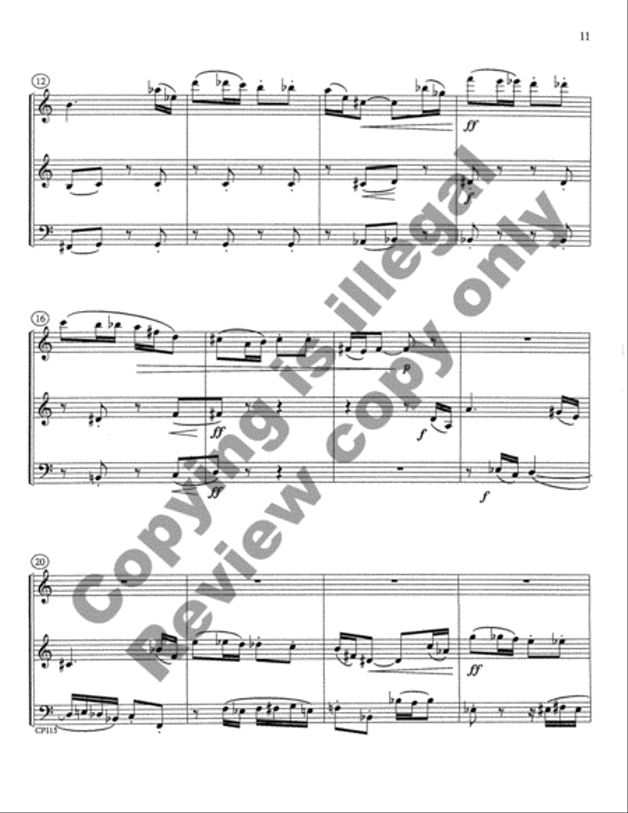 Woodwind Trio Woodwind Trio Woodwind Trio scores gallery preview page 17