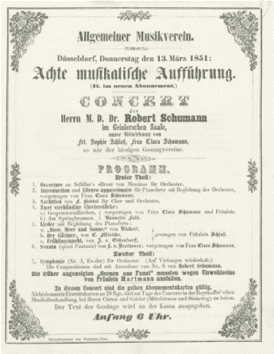 Programmzettel von 1851 Greeting & Postcards scores gallery preview page 1