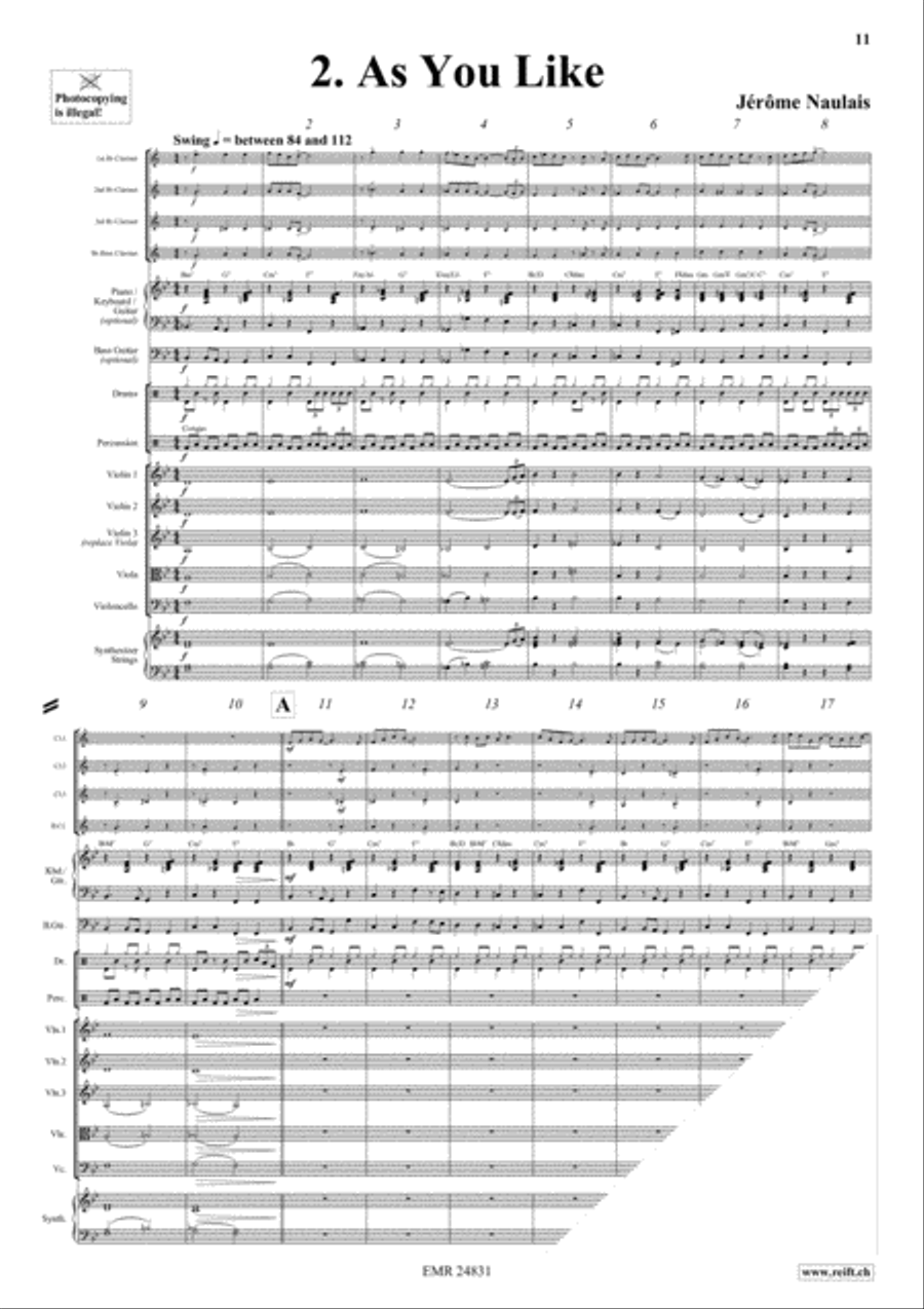 Play With Your Band Volume 1 Clarinet Quartet scores gallery preview page 4