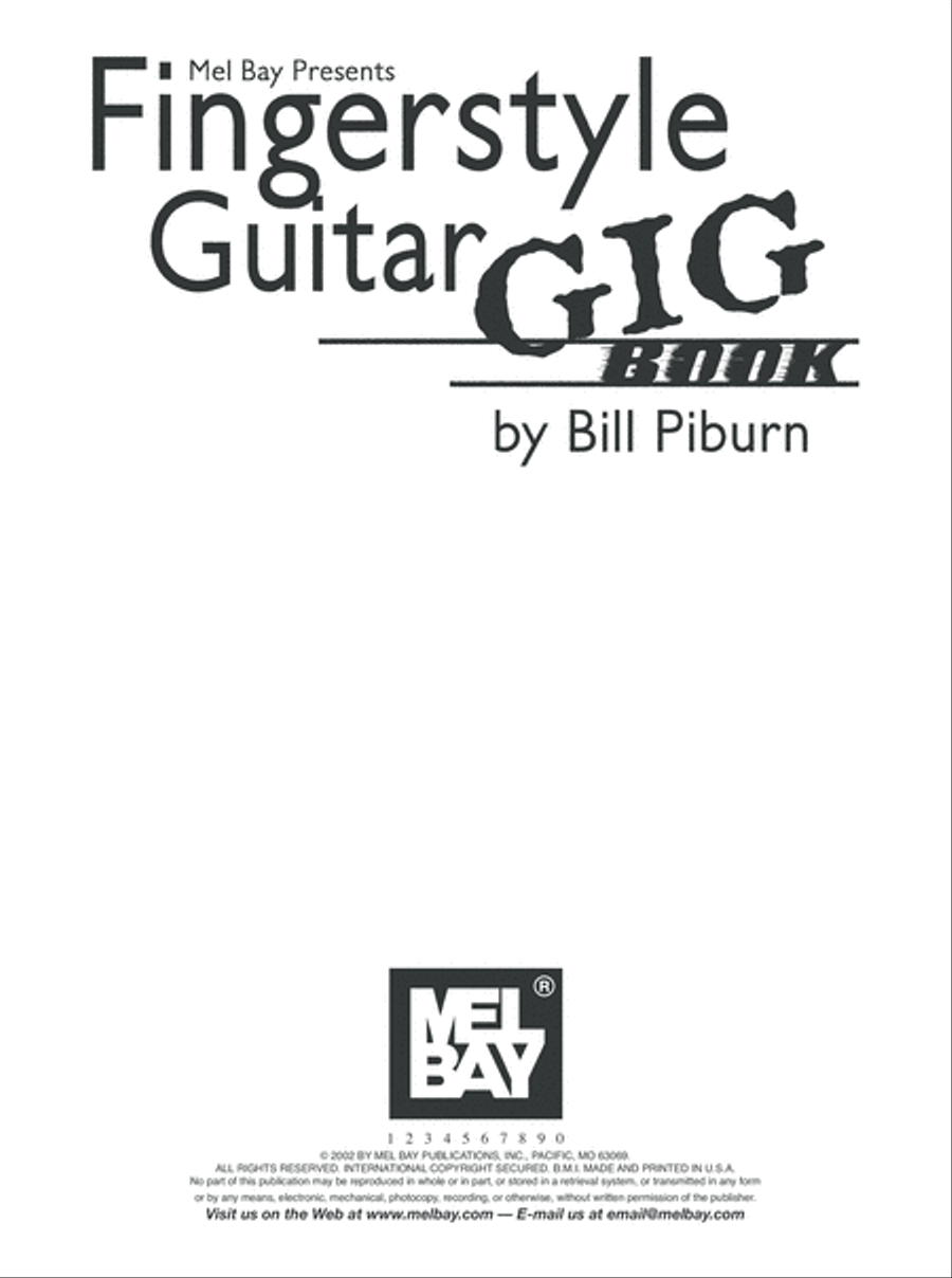 Fingerstyle Guitar Gig Book Acoustic Guitar scores gallery preview page 2