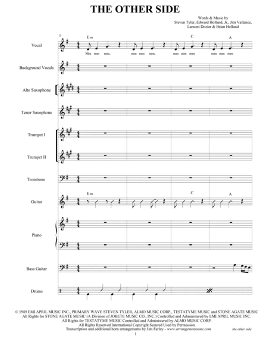 The Other Side The Other Side Large Ensemble scores gallery preview page 3