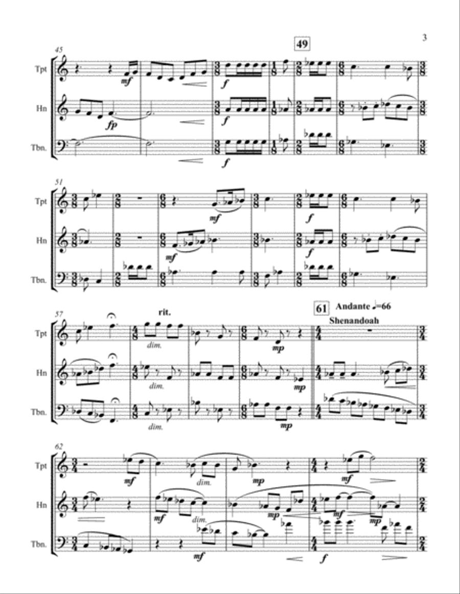 Appalachian Folk Suite School and Community scores gallery preview page 3